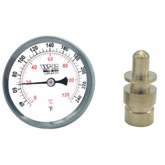 WAL-RICH Wal-Rich 1722016 Snap-Well Thermometer 2 inch With 3/4 inch SWT Well