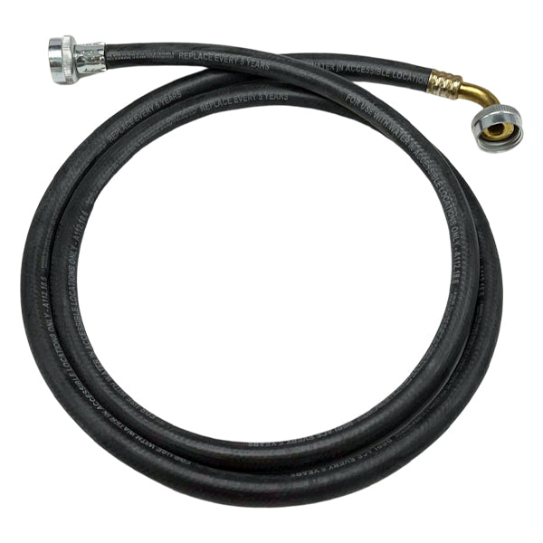 WAL-RICH Wal-Rich 0802306 6 feet Rubber Washing Machine Hose With Goosneck