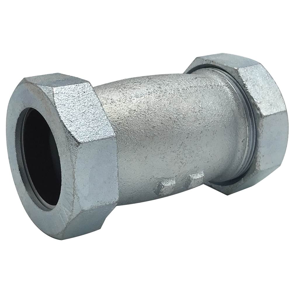 WAL-RICH Wal-Rich 2560012 Short Galvanized Compression Coupling 2 Inch