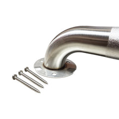 WAL-RICH Wal-Rich 1371004 1 1/2 inches x 24 inches Stainless Steel Peened Finish Grab Bar