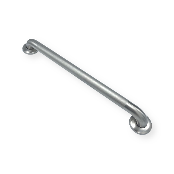 WAL-RICH Wal-Rich 1371004 1 1/2 inches x 24 inches Stainless Steel Peened Finish Grab Bar