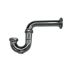 WAL-RICH Wal-Rich 1206008 1 1/2 inches chrome-plated "P" trap with cleanout