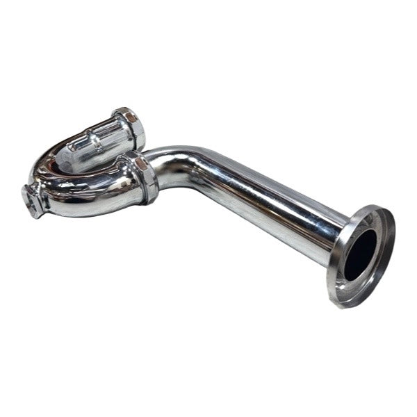 WAL-RICH Wal-Rich 1206008 1 1/2 inches chrome-plated "P" trap with cleanout