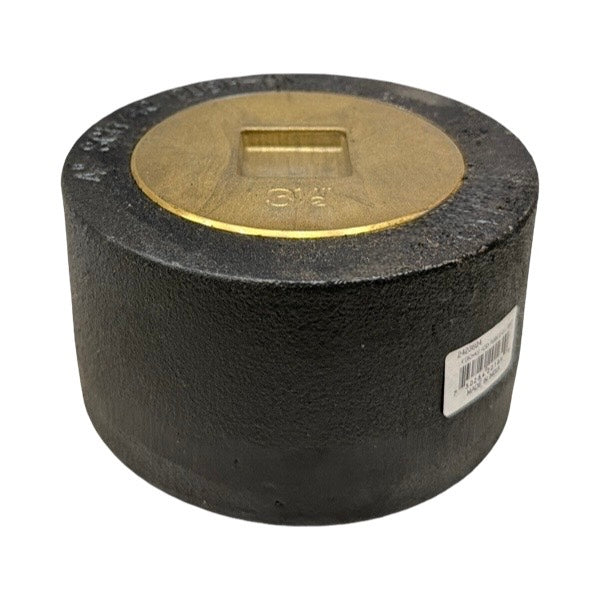 WAL-RICH Wal-Rich 2423604 4 inch Schedule 40 Push-On Cleanout Less Gasket with Countersunk Plug