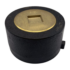 WAL-RICH Wal-Rich 2423604 4 inch Schedule 40 Push-On Cleanout Less Gasket with Countersunk Plug