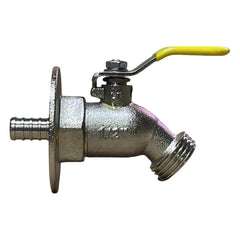 WAL-RICH Wal-Rich 4407072 1/2″ PEX Chrome-Plated Quarter Turn Sillcock (Lead-Free)