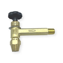 WAL-RICH Wal-Rich 0402010 3/8 inches FL X 1/4 inches MIP X 3 inches- Angle Fusible Oil Tank Valve