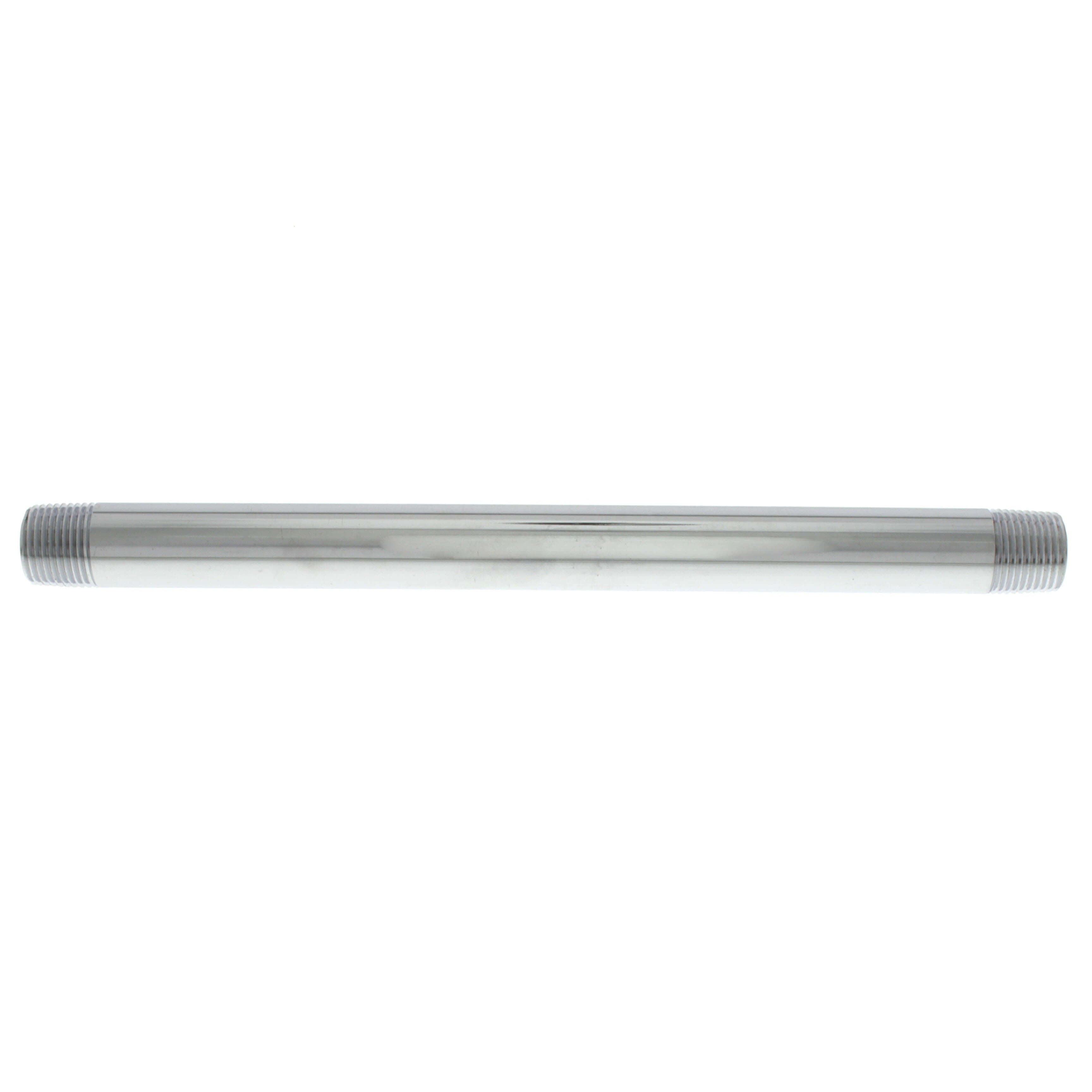 WAL-RICH Wal-Rich 0302526 3/8 x 8 inch Lead-Free Chrome-Plated Nipple