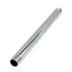 WAL-RICH Wal-Rich 0302526 3/8 x 8 inch Lead-Free Chrome-Plated Nipple