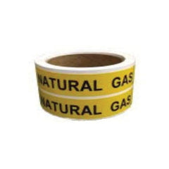 WAL-RICH Wal-Rich 2425074 Medium Gas Piping Label 100/Roll