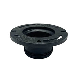 WAL-RICH Wal-Rich 1349502 4 x 2 inch Push-In Cast Iron Closet Flange