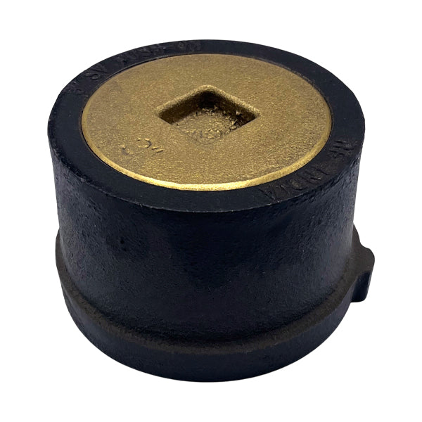 WAL-RICH Wal-Rich 2423302 3 inches Push-On Cleanout Less Gasket (Service Weight) with Countersunk Plug