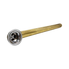 WAL-RICH Wal-Rich 1407008 1 1/2 X 18″ Rough Brass Bath Shoe