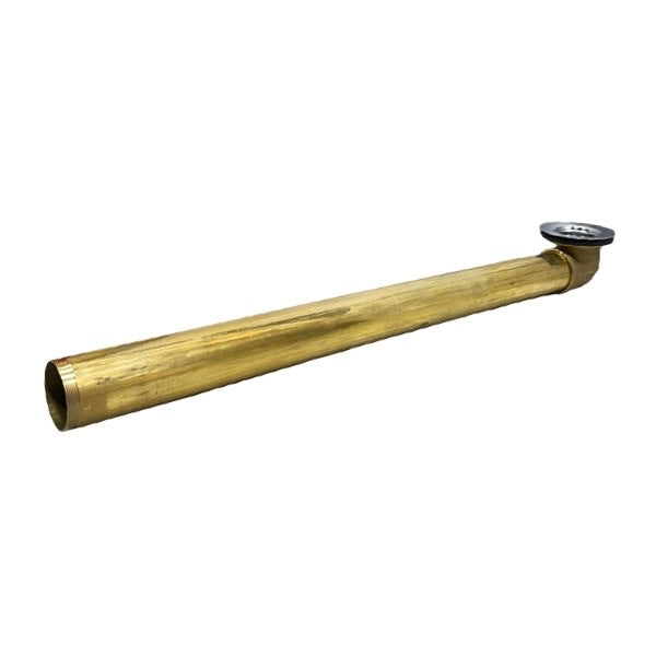 WAL-RICH Wal-Rich 1407008 1 1/2 X 18″ Rough Brass Bath Shoe