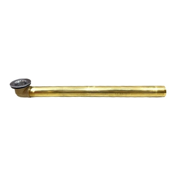 WAL-RICH Wal-Rich 1407008 1 1/2 X 18″ Rough Brass Bath Shoe