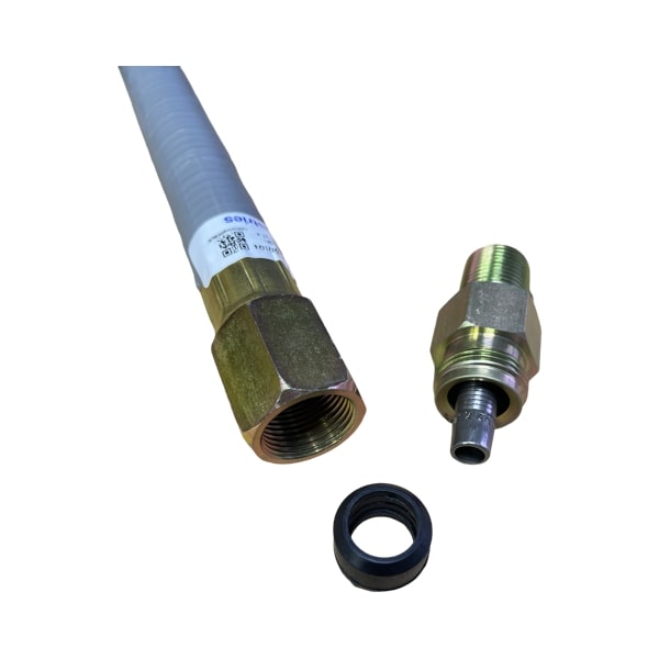 WAL-RICH Wal-Rich 2887002 1/2 inches CTS x 1/2 inchesM x 36 inches Conflex Flexible Gas Service Riser