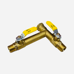 WAL-RICH Wal-Rich 0408304 double shutoff expansion tank valve 1/2 inches male x 1/2 inches female pack 2