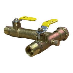 WAL-RICH Wal-Rich 0408304 double shutoff expansion tank valve 1/2 inches male x 1/2 inches female pack 2