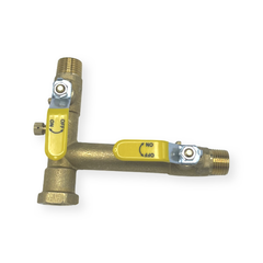 WAL-RICH Wal-Rich 0408304 double shutoff expansion tank valve 1/2 inches male x 1/2 inches female pack 2