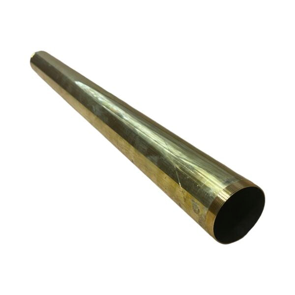 WAL-RICH Wal-Rich 0109018 1 1/2 x 18 rough brass threaded tube (threaded both ends) 20 gauge
