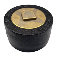 WAL-RICH Wal-Rich 2423504 4 inch Schedule 40 Push-On Cleanout Less Gasket with Raised Head Plug