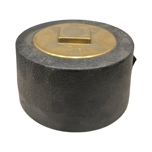 WAL-RICH Wal-Rich 2423504 4 inch Schedule 40 Push-On Cleanout Less Gasket with Raised Head Plug