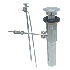 WAL-RICH Wal-Rich 1405002 Strainer and Drain Pop-Up Waste Assembly 1-1/4 Inch