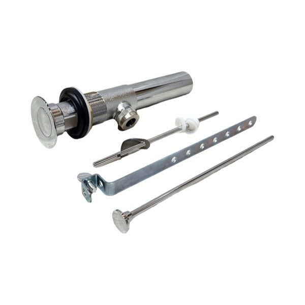 WAL-RICH Wal-Rich 1405002 Strainer and Drain Pop-Up Waste Assembly 1-1/4 Inch