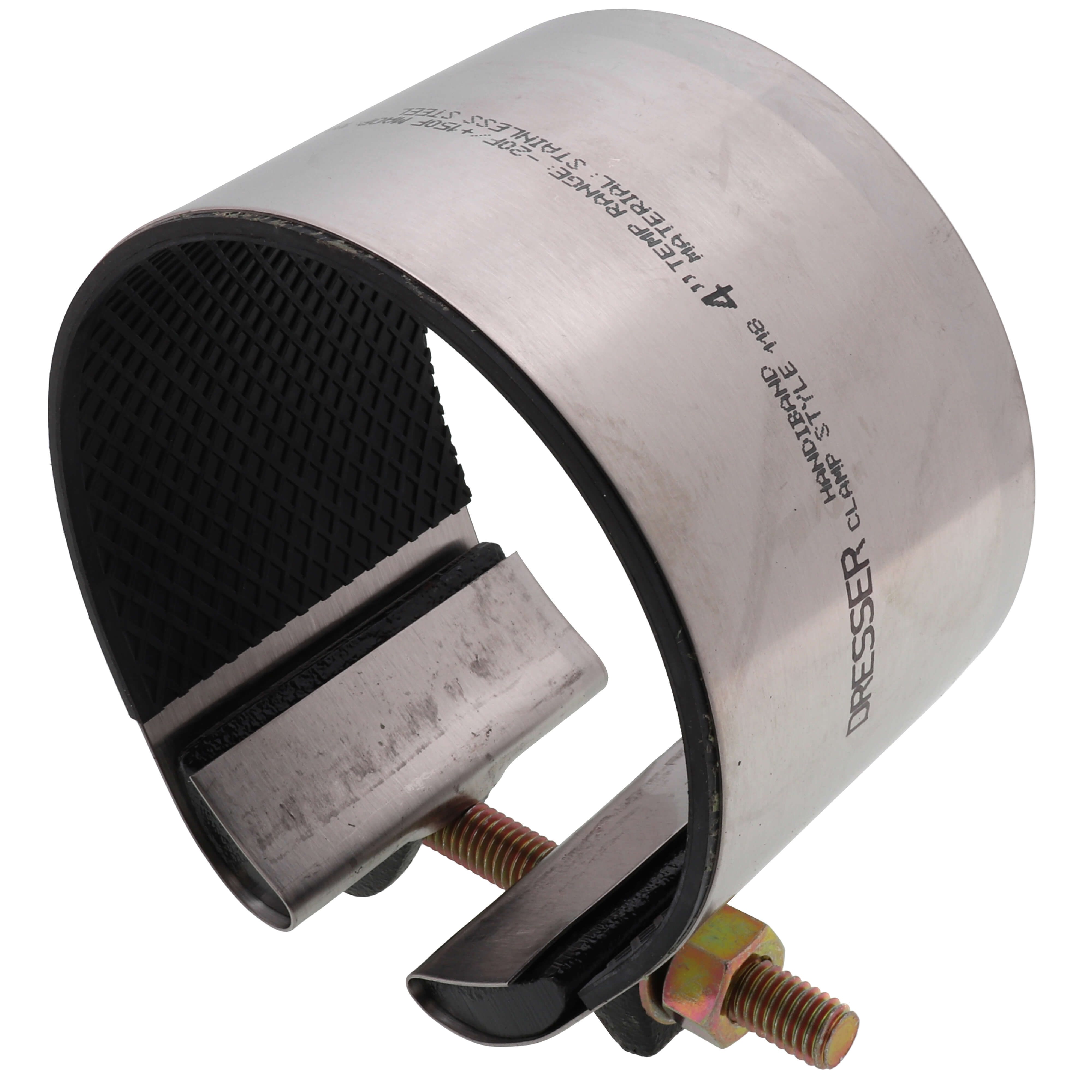 WAL-RICH Wal-Rich 2817034 4 inches x 3 inches stainless steel dresser handiband repair clamp
