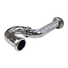 WAL-RICH Wal-Rich 1205013 1-1/2 inch Chrome Plated Tubular Brass P-Trap Less Cleanout 17 Gauge