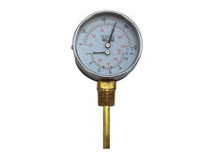 WAL-RICH Wal-Rich 1711009 3 1/4 inches bottom connection tridicator 1/2 inches NPT