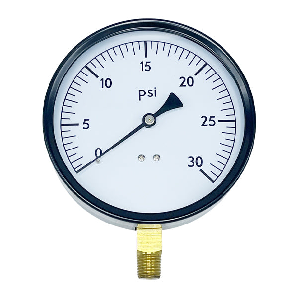 WAL-RICH Wal-Rich 1713004 4 1/2 inch 30 PSI Pressure Gauge