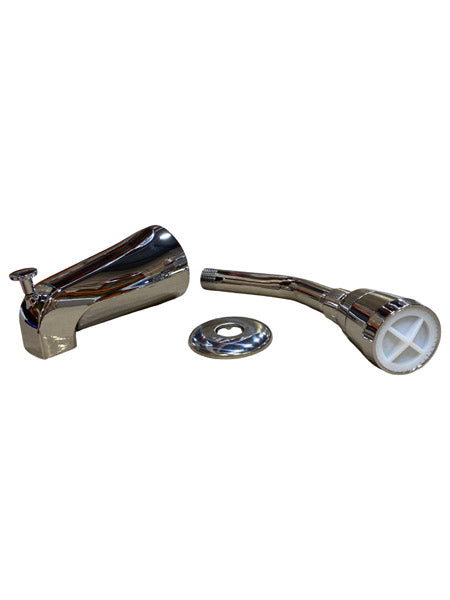WAL-RICH Wal-Rich 4702202 8 inches Two-Valve Shower Body Set With Spout
