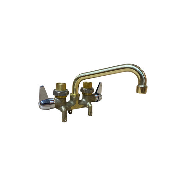 WAL-RICH Wal-Rich 4707002 two-handle rough brass clamp-on laundry tray faucet