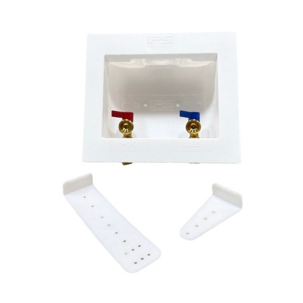 WAL-RICH Wal-Rich 0431008 Washing Machine Box with 1/4″ Turn Valves 10 Pack