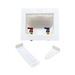 WAL-RICH Wal-Rich 0431008 Washing Machine Box with 1/4″ Turn Valves 10 Pack