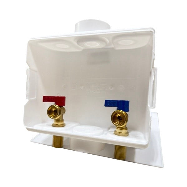 WAL-RICH Wal-Rich 0431008 Washing Machine Box with 1/4″ Turn Valves 10 Pack