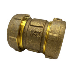 WAL-RICH Wal-Rich 4531010 1 1/2 inch Short Brass Compression Coupling