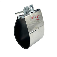 WAL-RICH Wal-Rich 2206120 4 x 3 inch stainless steel wrap-around repair clamp