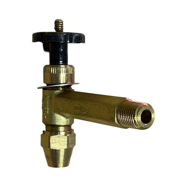 WAL-RICH Wal-Rich 0402008 3/8 inches FL X 1/4 inches MIP X 1 1/2 inches Angle Fusible Oil Tank Valve