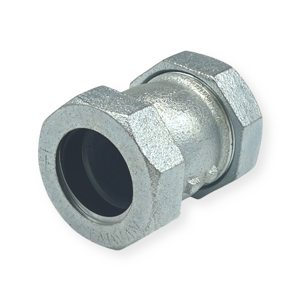 WAL-RICH Wal-Rich 2560008 Short Galvanized Compression Coupling 1 1/4 inch