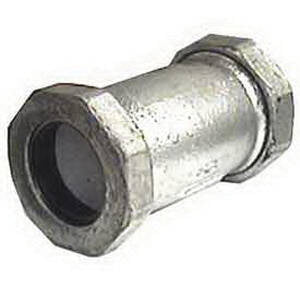 WAL-RICH Wal-Rich 2560008 Short Galvanized Compression Coupling 1 1/4 inch
