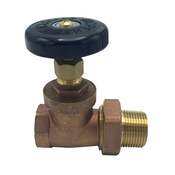 WAL-RICH Wal-Rich 0409002 1″ Brass Radiator Gate Valve 1 inch pack 4