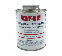 WAL-RICH Wal-Rich 1013012 Shower Pan Liner Cement 1 Pint