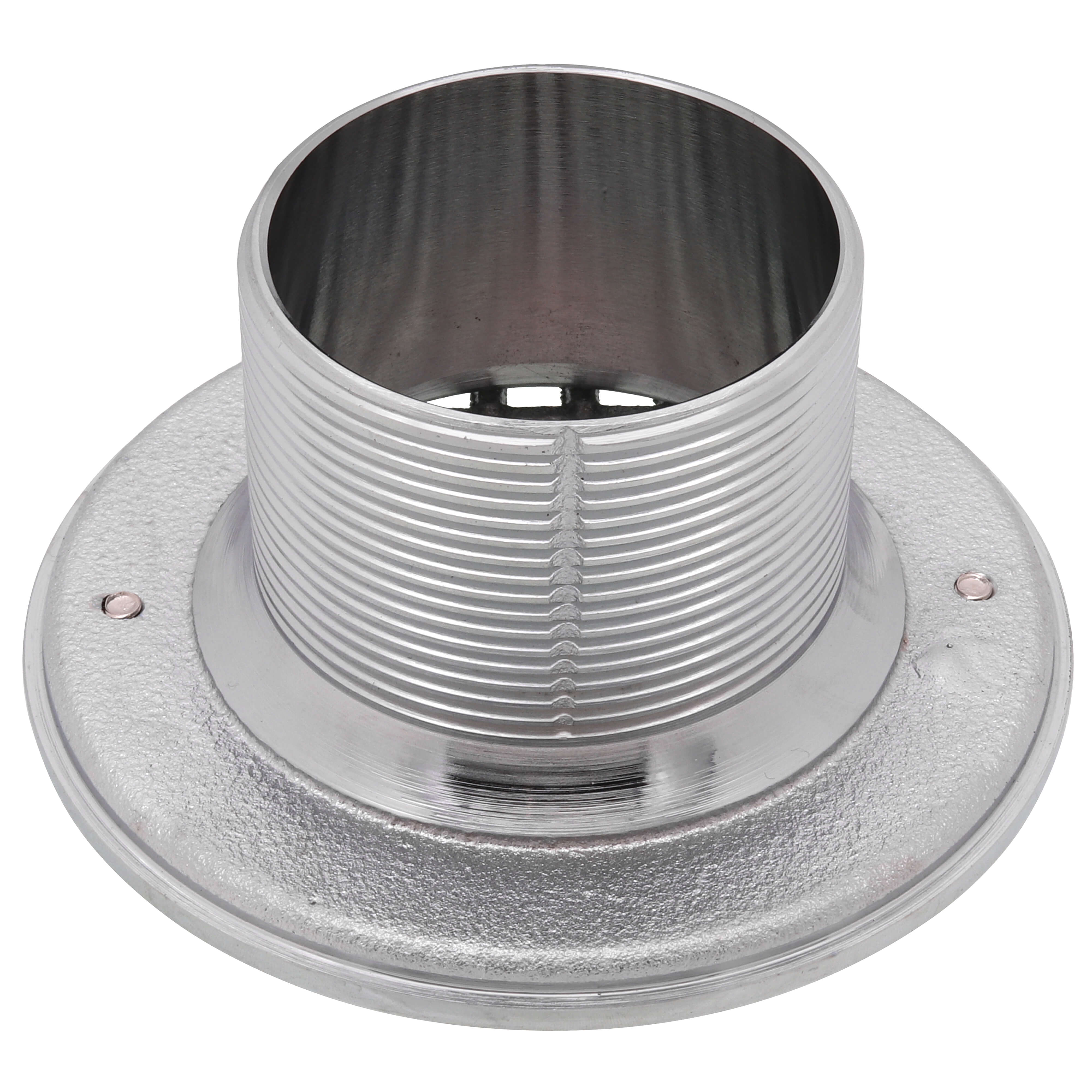 WAL-RICH Wal-Rich 0523022 2 inch chrome-plated brass shower strainer for shower pan liner drain round