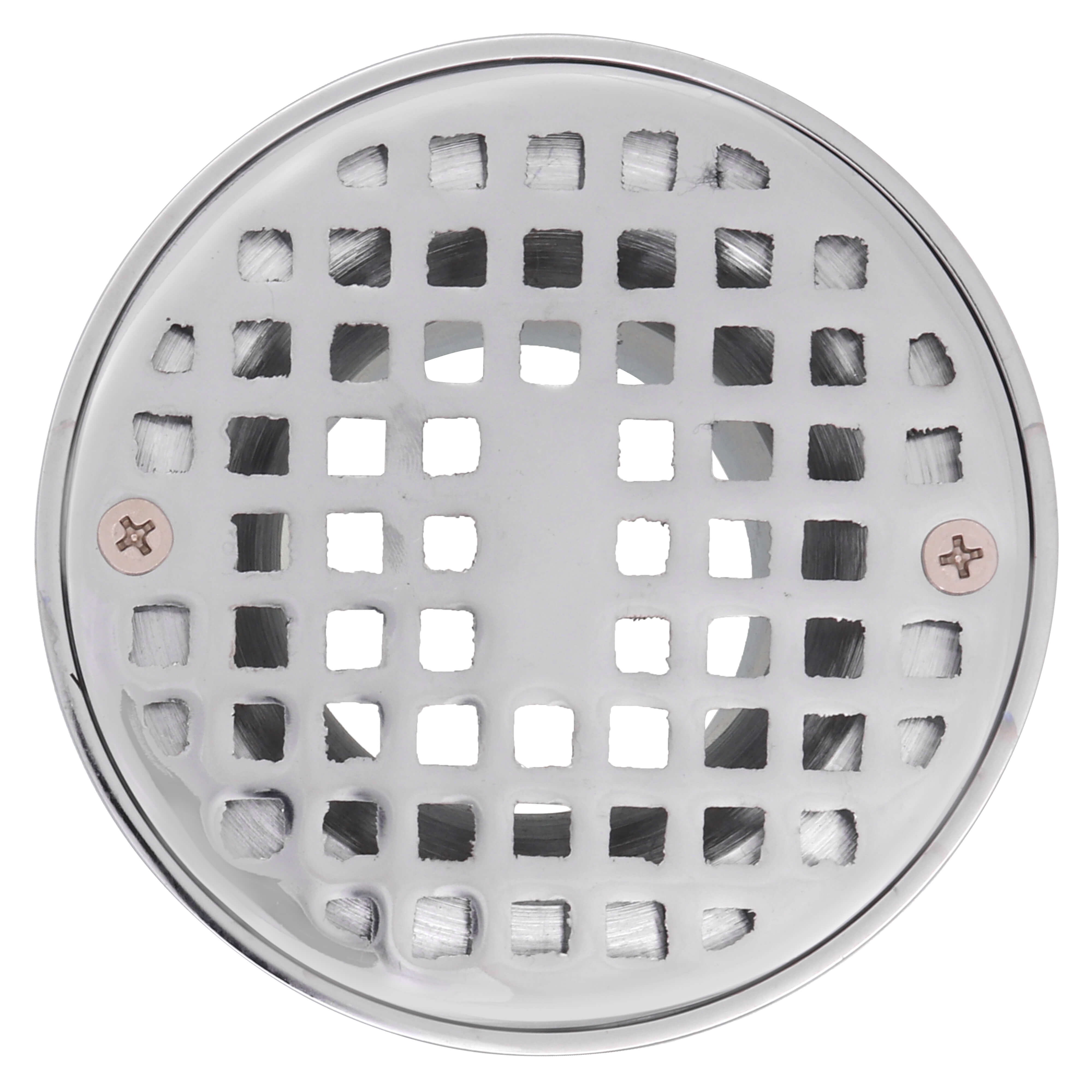 WAL-RICH Wal-Rich 0523022 2 inch chrome-plated brass shower strainer for shower pan liner drain round