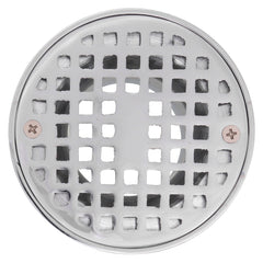 WAL-RICH Wal-Rich 0523022 2 inch chrome-plated brass shower strainer for shower pan liner drain round