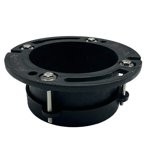 WAL-RICH Wal-Rich 1353008 4 x 3 Cast Iron Quick-Set Flange