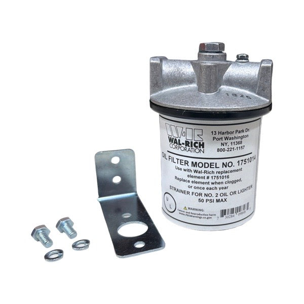 WAL-RICH Wal-Rich 1751014 Oil Filter To Fit 1A-25A (RES.) 6 Pack