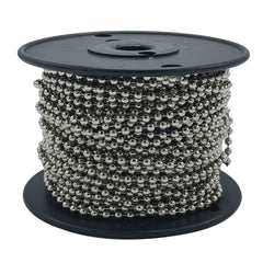 WAL-RICH Wal-Rich 1616006 100 feet roll nickel-plated brass beaded chain #10 (3/16 inches)